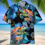 Beautiful Turtle Flower Hawaiian Shirt