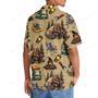 Bigfoot Camping Vintage Hawaiian Shirt