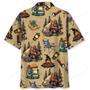 Bigfoot Camping Vintage Hawaiian Shirt