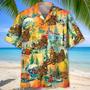 Bigfoot Hiking Funny Hawaiian Shirt