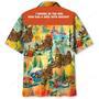 Bigfoot Hiking Funny Hawaiian Shirt