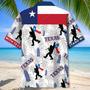 Bigfoot I Stand With Texas Hawaiian Shirt