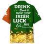 Bigfoot Irish St.Patrick Day Hawaiian Shirt