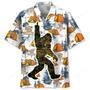 Bigfoot Let's Go Camping Hawaiian Shirt