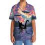 Bigfoot Riding Nessie Loch Ness Monster Hawaiian Shirt