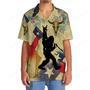 Bigfoot Texas Happy July Vintage Hawaiian Shirt