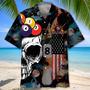 Billiard Skull Hawaiian Shirt