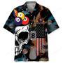 Billiard Skull Hawaiian Shirt