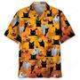 Black Cat Boo Halloween Hawaiian Shirt