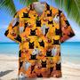 Black Cat Boo Halloween Hawaiian Shirt