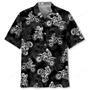 Black Dirt Bike Racing Hawaiian Shirt Men