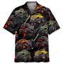 Black Monster Truck Hawaiian Shirt