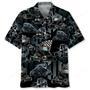 Black Quarter Midget Race Car Hawaiian Shirt