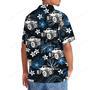 Blue Monster Truck Hawaiian Shirt