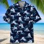 Blue Wrestling Hawaiian Shirt