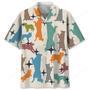 Border Collie Colorful Hawaiian Shirt