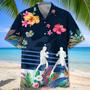 boxing love tropical hawaiian shirt