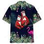 boxing tropical leaf hawaiian shirt