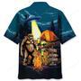 Camping Alien Bigfoot Area 51 Hawaiian Shirt