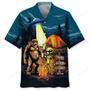 Camping Alien Bigfoot Area 51 Hawaiian Shirt