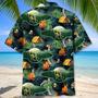 Camping Alien Chillin' Beer Hawaiian Shirt