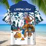 Camping Crew Sloths Hawaiian Shirt