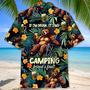 Camping Drunk Bear Hawaiian Shirt