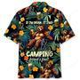 Camping Drunk Bear Hawaiian Shirt