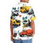 Colorful Concrete Mixer Truck Hawaiian Shirt