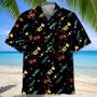 Colorful Star Trumpet Hawaiian Shirt