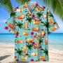 Corgi Beach Hawaiian Shirt