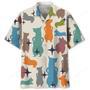 Corgi Colorful Hawaiian Shirt