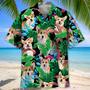 Corgi Tropical Hawaiian Shirt