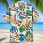 Cornhole Retro Tropical Hawaiian Shirt