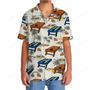 Cornhole Tropical Palm Tree Hawaiian Shirt