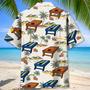 Cornhole Tropical Palm Tree Hawaiian Shirt