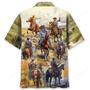 Cowboy Vintage Art Pocket Hawaiian Shirt