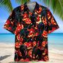 Creepy Black Cat Pumpkins Hawaiian Shirt