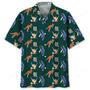 Cricket Blue Hawaiian Shirt