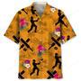 Cricket Orange Tropical Hawaiian Shirt