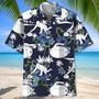 Curling Blue Nature Hawaiian Shirt