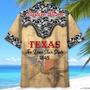 Custom Name Texas The Lone Star State Hawaiian Shirt