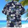 Cycling Blue Nature Hawaiian Shirt