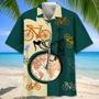 cycling color map hawaiian shirt