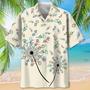 cycling dandelion hawaiian shirt