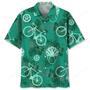 Cycling Kelly Green Hawaiian Shirt