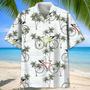 Cycling White Coconut Hawaiian Shirt