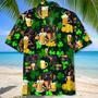 Dachshund Beer Irish St.Patrick Day Hawaiian Shirt