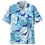 Dachshund Blue Hawaiian Shirt