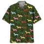 Dachshund Color Hawaiian Shirt